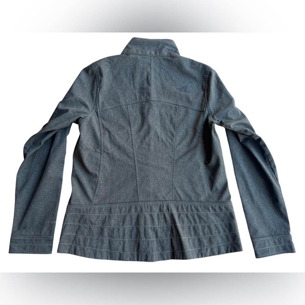 THE NORTH FACE Olive Green Windfall Softshell Full-Zip L Jacket Outdoors Hiking - Picture 5 of 12